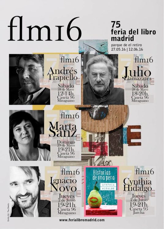 Cartel de la firma de nuestra autora. Cynthia Hidalgo