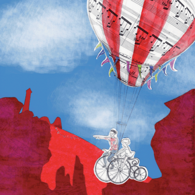 Ilustración de Comcha Martínez Pasamar para "Arrecife y la fábrica de melodías"